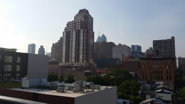 Nice view from penthouse units.