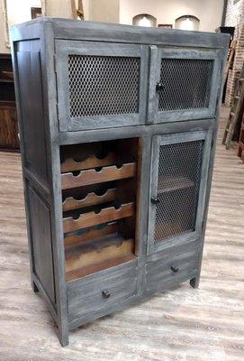 Gray bar cabinet $345 32"W x 152"H x 52"D (Actual measurements) JM-BAR 123 (sku)