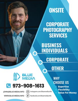 On-site Corporate Photography Services 
Business Individuals 
Corporate 
Others