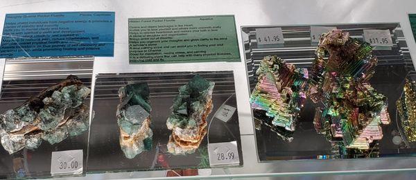 Florescent Fluorite and Bizmuth