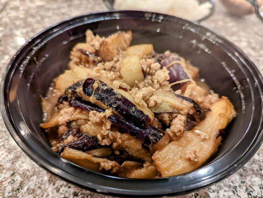 Eggplant with salted fish