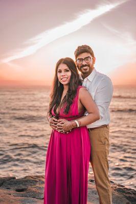 Engagement Portrait Session at Sunset Cliffs