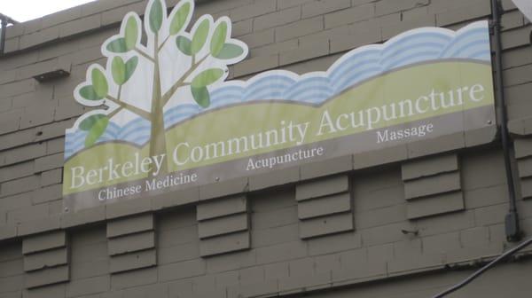 Berkeley Community Acupuncture - Signage