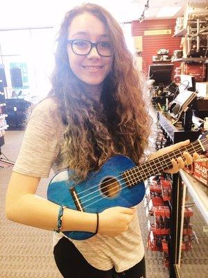 My daughter's Birthday present- Mahalo Ukulele (see my review)