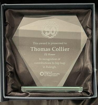 50 years of Hip-Hop Anniversary Award