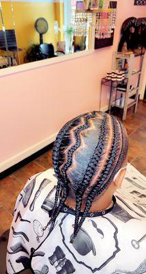 Men braids