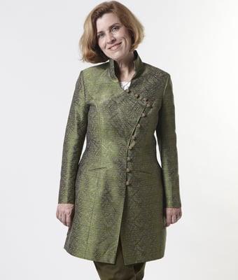 A custom-designed 3/4 length jacket