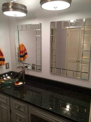 Bathroom that was remodeled.