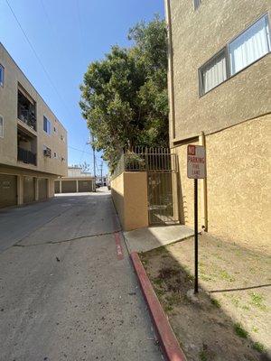 Another entrance to the property