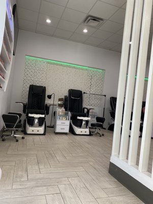 Pedicure section