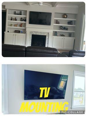 Tv mounting