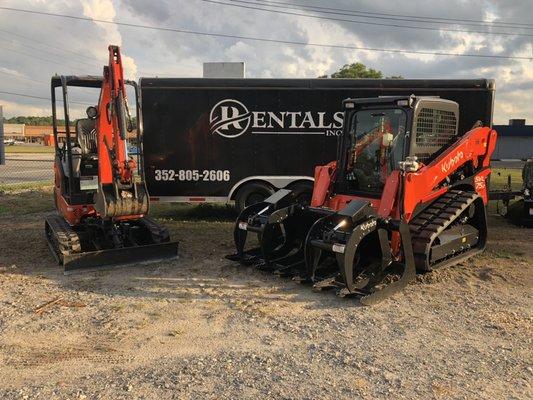 Construction equipment for rent in Wildwood Fl.