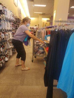 Karen following me around the store