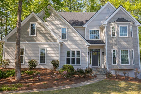 Stucco to James Hardie Siding Transformation. Amazingly Beautiful!