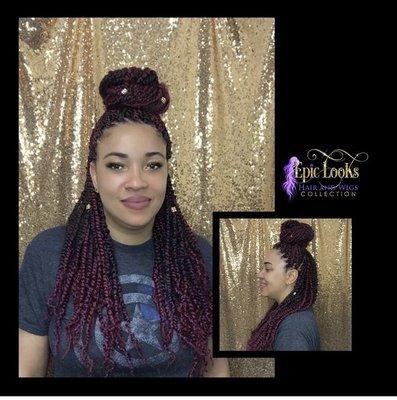 Versatile crochet braids