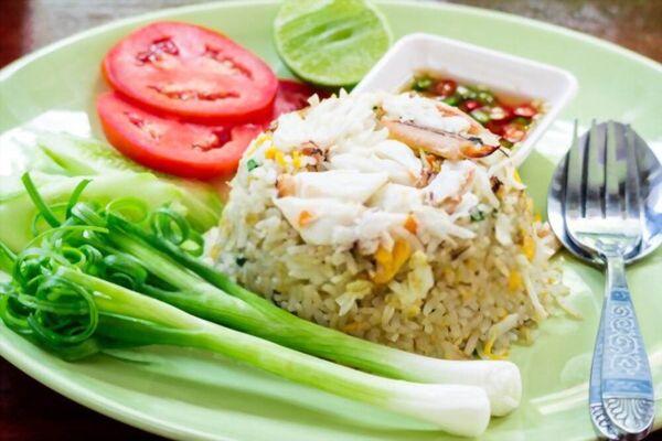 Crab meat fried rice