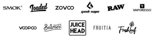 smok, loaded delta 8 thc, zovoo drag bar, geek vape, raw, vaporesso, voopoo, beamer, juice head, fruitia, freshleaf