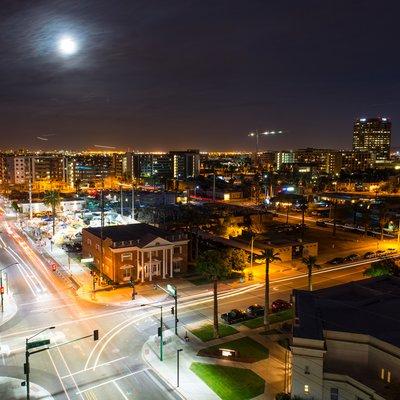 Night shot of Phoenix