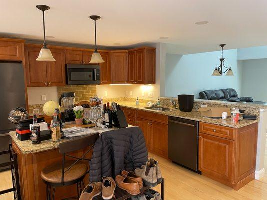 Topsham, Job. Kitchen area, finished.