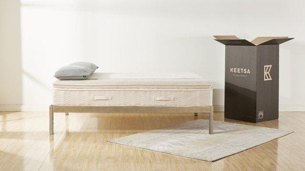 Keetsa Pillow Plus | Medium Firm Memory Foam Mattress | Mattress Store in New York Soho