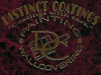 The Distinct Coatings Painting & Wallcovering company logo.