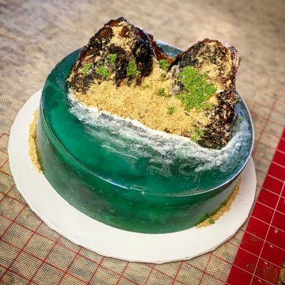 Jello sea life cake from Bake My Day