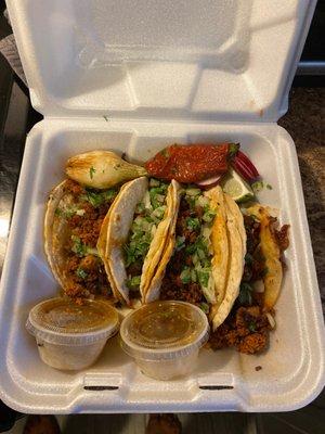 Chorizo tacos