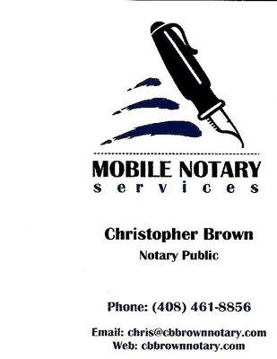 C B Brown  Notary