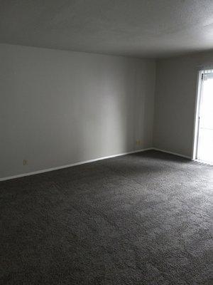 Base board carpet electric  box dry wall replacement  ... painting living room