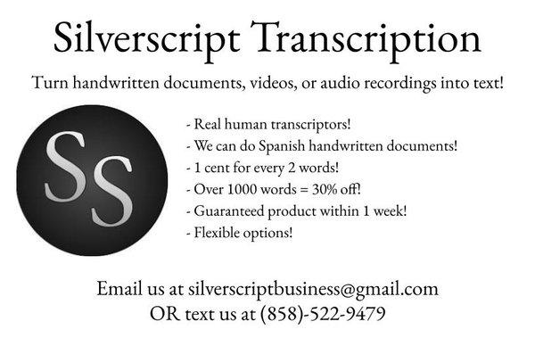 Silverscript Transcription