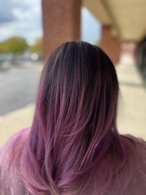 Violet ombre'