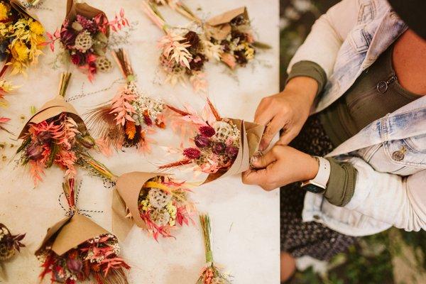 Mini Dried Bouquets