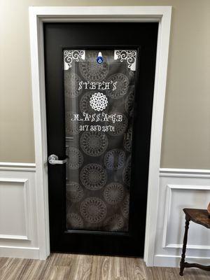 This is the door to my suite.