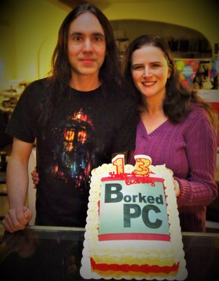 Happy 13th Birthday to us! Pictured: Scott & Dana Schmutz, Owners.