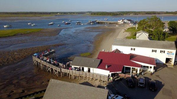 Dine at the Bait Shed, Marsh Views!