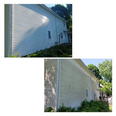 Vinyl House Wash Restoration