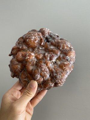 Apple fritter. $1.50. Soft, not that crispy.