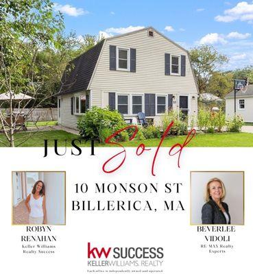 Sold in Billerica!