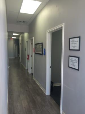 Our four therapy rooms.