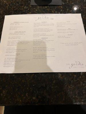 Menu 6-10-23