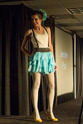 Runway Model at the College of Hair Design Fashion Show Benefiting Tiny Hands International