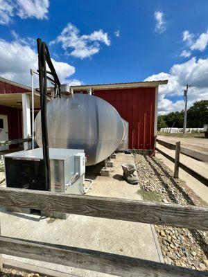 The Free Weekend Dairy Tour tells you all about the life of the black & white Holstein Cows @ Great Brook Dairy Farm Carlisle MA