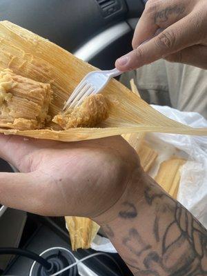 Pork tamal