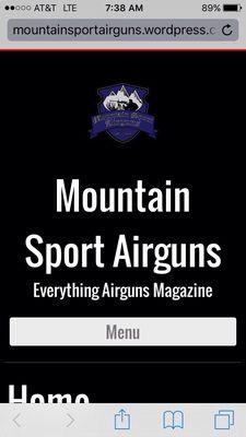 Blog Design for Mountainsport Airguns