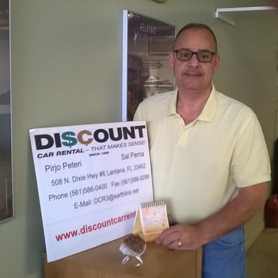 Sal Perna Co-owner of Discount Car Rental Inc.