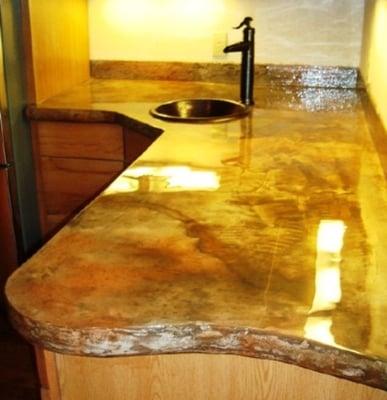 Interior Concrete countertop