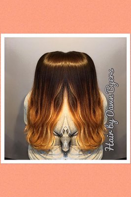 Chocolate/caramel Balayage