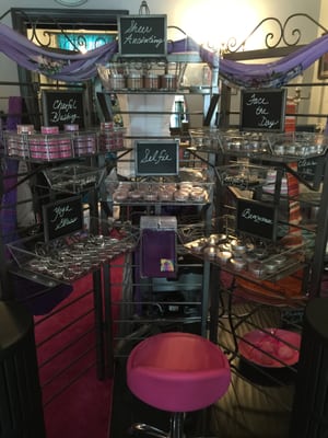 See our Aromatherapy Makeup Counter!