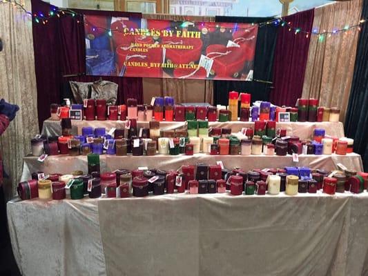 Set up at our annual Christmas fair at Nevada county fairgrounds Grass Valley.