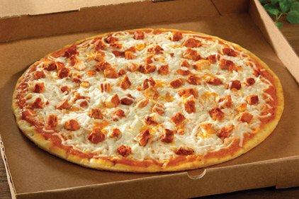 Buffalo chicken pizza.